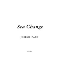 Cover image: Sea Change 9780670021901