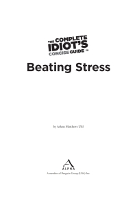 Cover image: The Complete Idiot's Concise Guide to Beating Stress 9781101463383