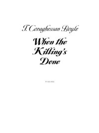 Cover image: When the Killing's Done 9780670022328