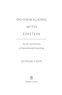 Cover image: Moonwalking with Einstein 9781594202292