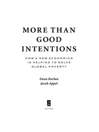 Cover image: More Than Good Intentions 9780525951896
