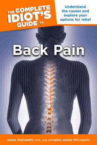 Cover image: The Complete Idiot's Guide to Back Pain 9781615640683