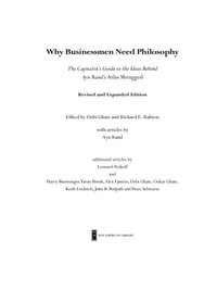 Cover image: Why Businessmen Need Philosophy 9780451232694