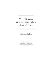 Cover image: You Know When the Men Are Gone 9780399157202