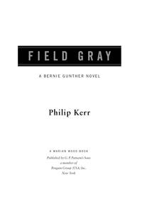 Cover image: Field Gray 9780399157417