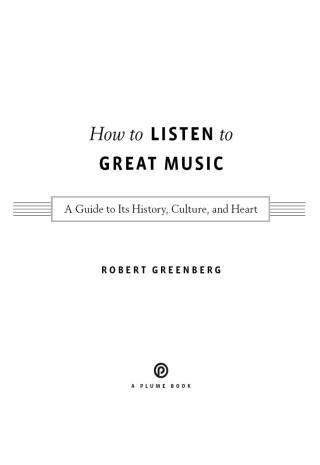 Cover image: How to Listen to Great Music 9780452297081
