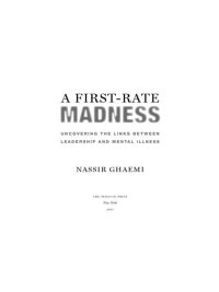 Cover image: A First-Rate Madness 9781594202957