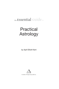 Cover image: The Essential Guide to Practical Astrology 9781615640935