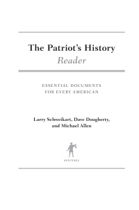 Cover image: The Patriot's History Reader 9781595230782