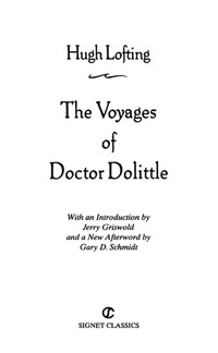 Cover image: The Voyages of Doctor Dolittle 9780451531919