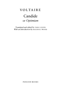 Cover image: Candide 9780143039426