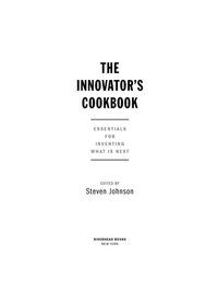 Cover image: The Innovator's Cookbook 9781594485589