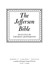Cover image: The Jefferson Bible 9781585429165