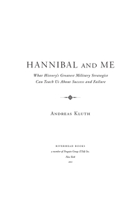 Cover image: Hannibal and Me 9781594488122