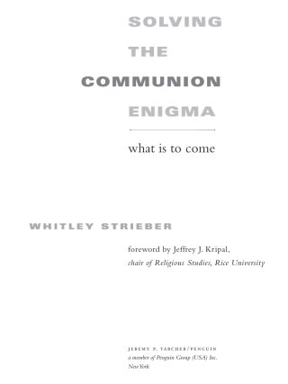 Cover image: Solving the Communion Enigma 9781585429172