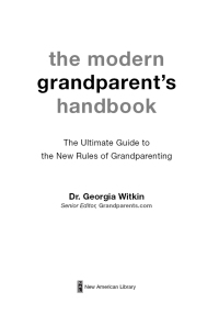Cover image: The Modern Grandparent's Handbook 9780451235602