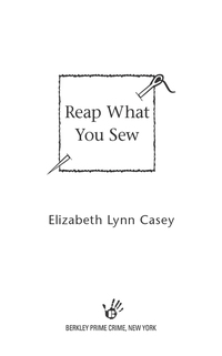 Cover image: Reap What You Sew 9780425247068