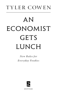 Cover image: An Economist Gets Lunch 9780525952664