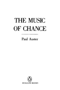 Cover image: The Music of Chance 9780140154078