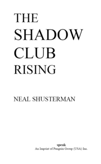 Cover image: The Shadow Club Rising 9780142500897
