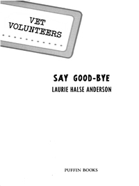 Cover image: Say Good-bye 9780142411001