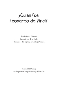Cover image: ¿Quién fue Leonardo da Vinci? 9780448458571