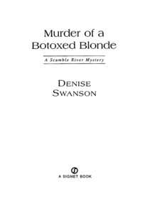Cover image: Murder of a Botoxed Blonde 9780451221414