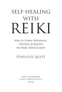 Cover image: Self-Healing with Reiki 9781585429059