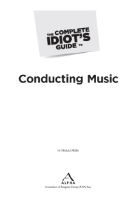 Cover image: The Complete Idiot's Guide to Conducting Music 9781615641680