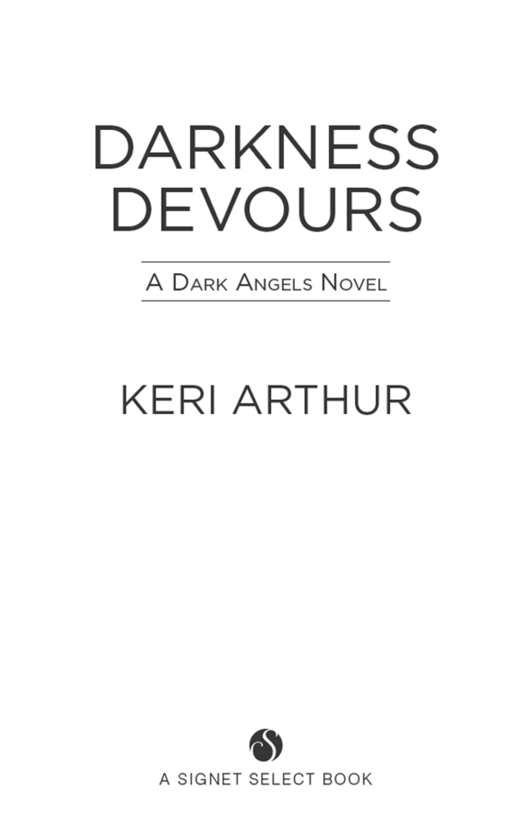 Darkness Devours (eBook)