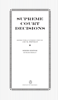 Cover image: Supreme Court Decisions 9780143121992