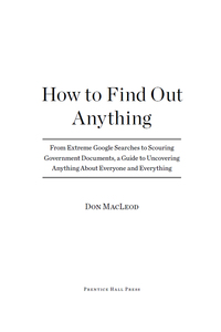 Cover image: How to Find Out Anything 9780735204676