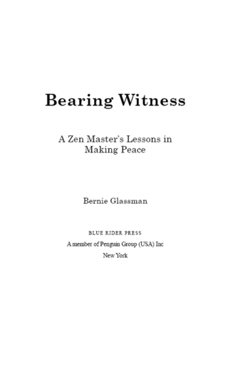 Cover image: Bearing Witness 9780609600610