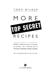 Cover image: More Top Secret Recipes 9780452272996
