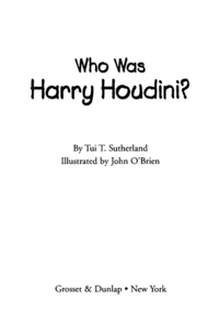 Cover image: Who Was Harry Houdini? 9780448426860
