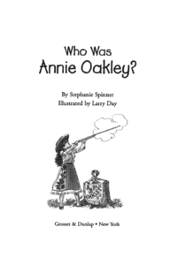 Cover image: Who Was Annie Oakley? 9780448424972