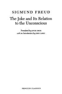 Cover image: The Joke and Its Relation to the Unconscious 9780142437445
