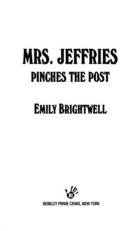 Cover image: Mrs. Jeffries Pinches the Post 9780425180044