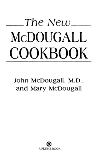 Cover image: The New McDougall Cookbook 9780452274655