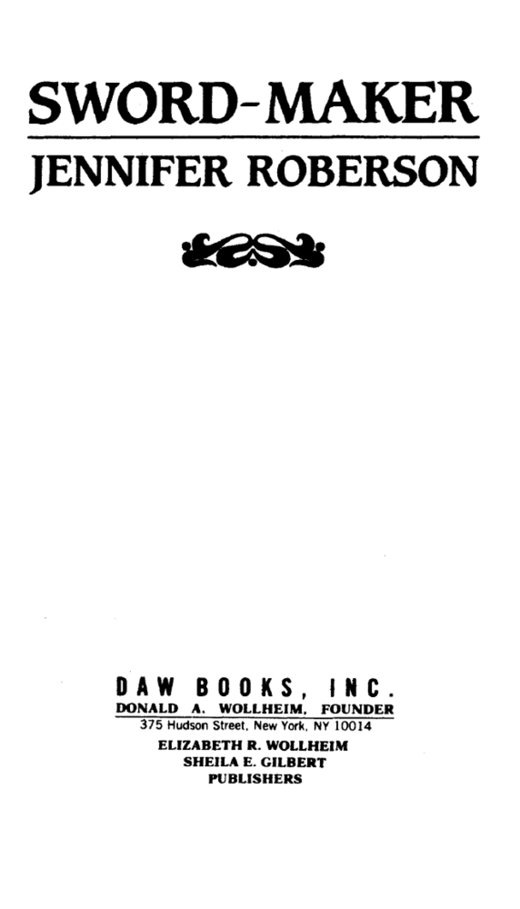 Sword-Maker (eBook)