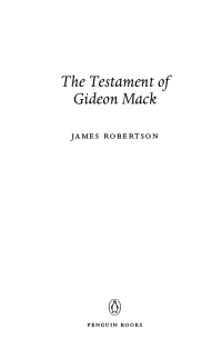 Cover image: The Testament of Gideon Mack 9780143113195