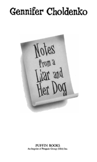 Cover image: Notes from a Liar and Her Dog 9780142500682