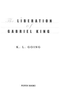 Cover image: The Liberation of Gabriel King 9780142407660