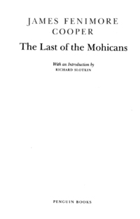 Cover image: The Last of the Mohicans 9780140390247