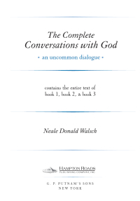 Cover image: The Complete Conversations with God 9780399153297