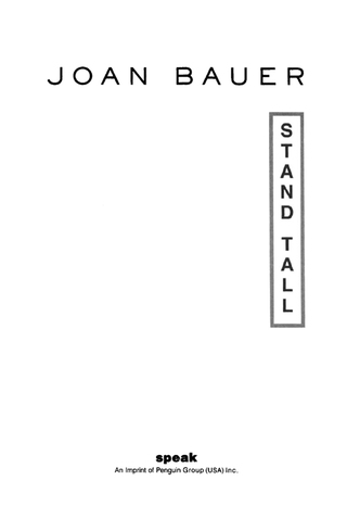 Cover image: Stand Tall 9780142404270