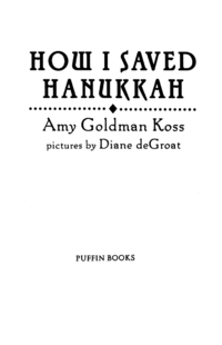 Cover image: How I Saved Hanukkah 9780141309828