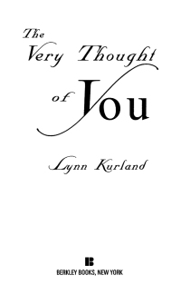 Cover image: The Very Thought of You 9780425182376