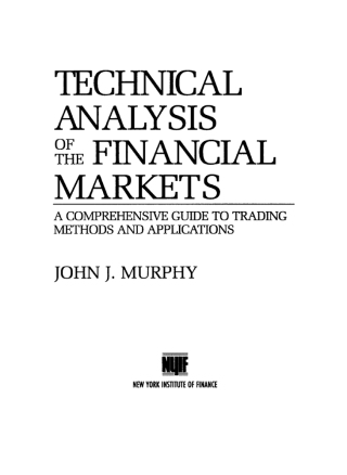 Cover image: Technical Analysis of the Financial Markets 9780735200661