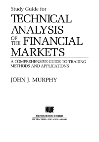 Cover image: Study Guide to Technical Analysis of the Financial Markets 9780735200654